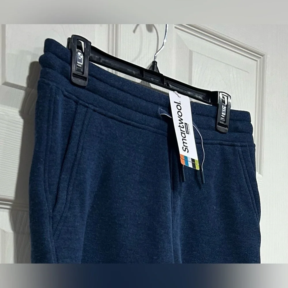 SmartWool Men's Small Recycled Terry Everyday Shorts Merino Wool Blue NWT